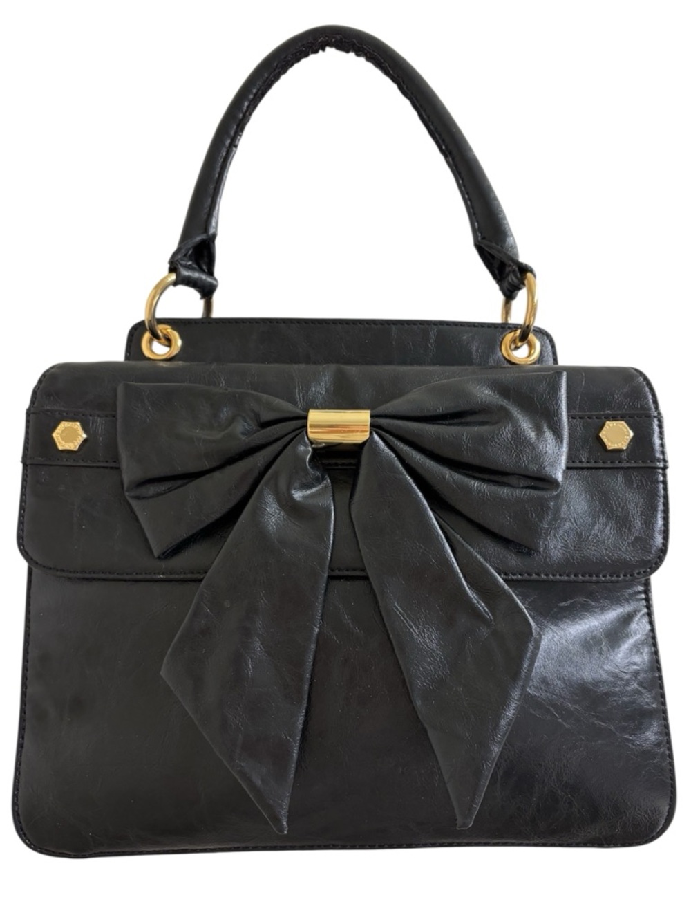 Gianni Bini leather bow satchel